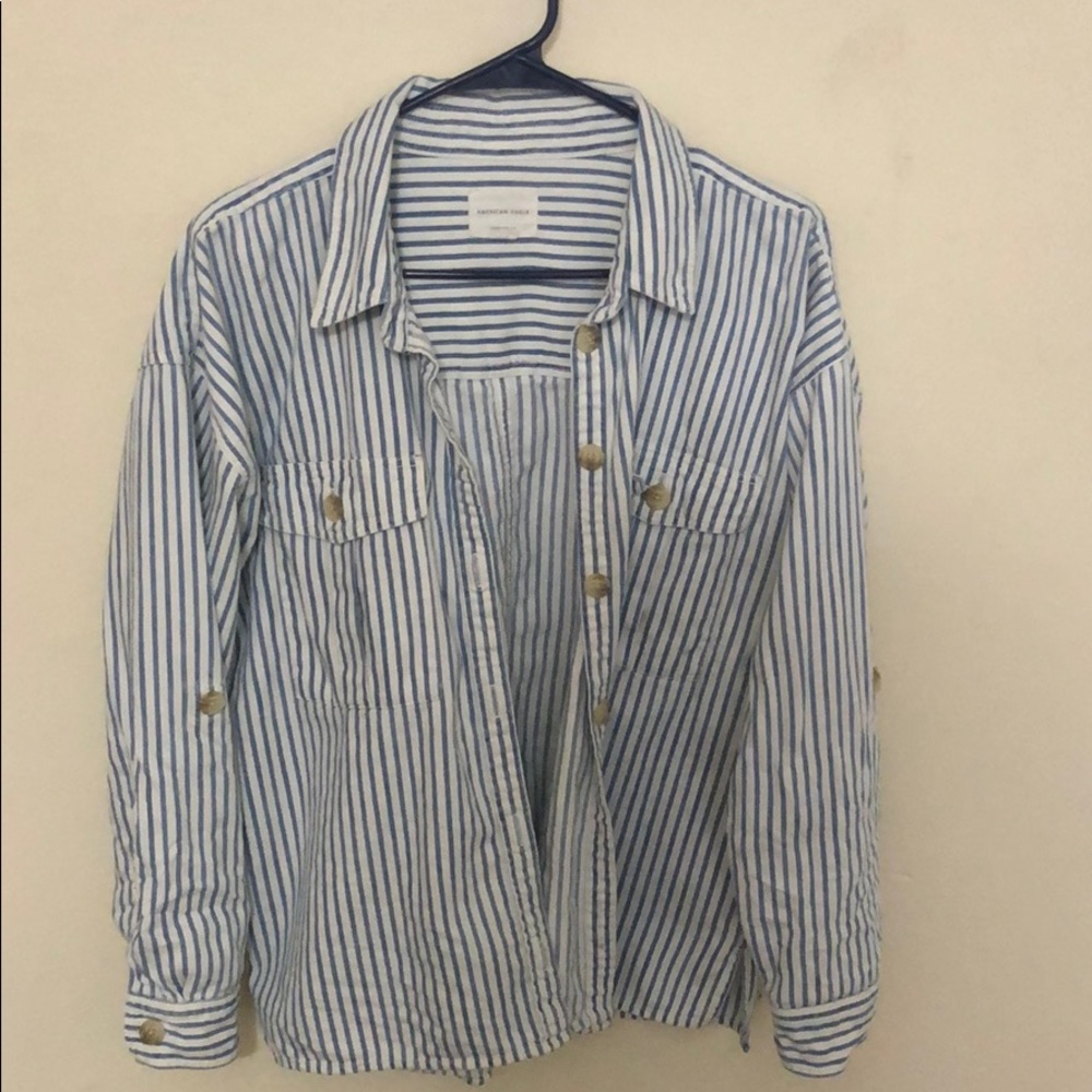 American Eagle striped light jacket